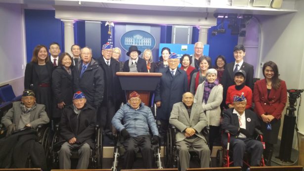 White House Press Room Group Photo
